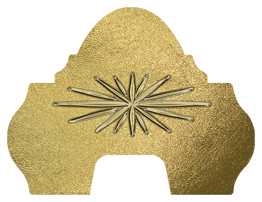 DARAY-L-603-GD Starburst Gold